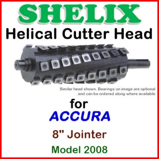 SHELIX for ACCURA 8'' Jointer, Model 2008