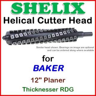 SHELIX for BAKER 12'' Planer, 12 Thicknesser RDG