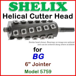 SHELIX for BG 6'' Jointer, Model 5759
