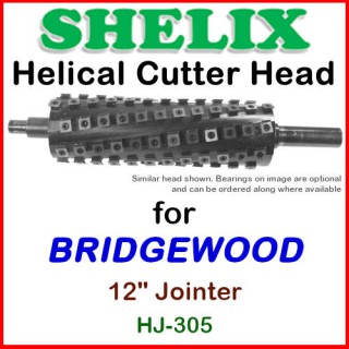 SHELIX for BRIDGEWOOD 12'' Jointer, HJ-305