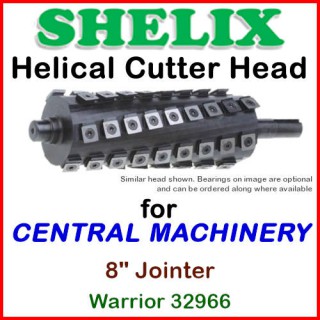 SHELIX for CENTRAL MACHINERY 8'' Jointer, Warrior 32966