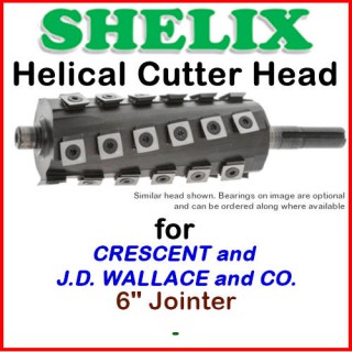 SHELIX for 6" CRESCENT and J.D. WALLACE and CO. Jointer