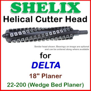 SHELIX for DELTA 18'' Planer, 22-200 (WEDGE BED PLANER)