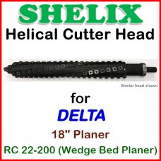 SHELIX for DELTA 18'' Planer, RC-22-200 (WEDGE BED PLANER)