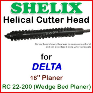 SHELIX for DELTA 18'' Planer, RC-22-200 (WEDGE BED PLANER)