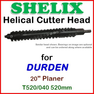 SHELIX for DURDEN 20'' Planer, T520-040 520mm