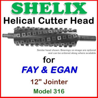 SHELIX for FAY & EGAN 12'' Jointer, Model 316