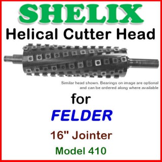 SHELIX for FELDER 16'' Jointer, Model 410