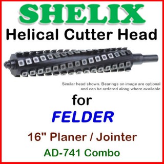 SHELIX for FELDER 16'', AD-741 Planer and Jointer COMBO