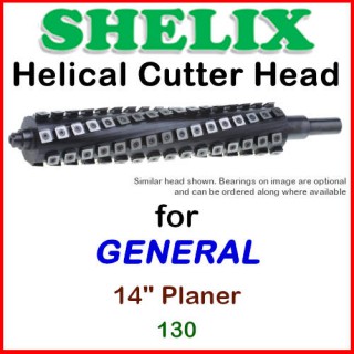 SHELIX for GENERAL 14'' Planer, 130 SHELIX for GENERAL 14'' Planer, 130