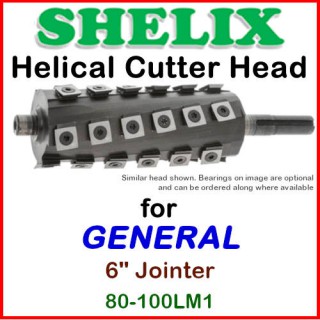 SHELIX for GENERAL 6'' Jointer, 80-100LM1