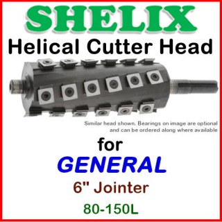 SHELIX for GENERAL 6'' Jointer, 80-150L