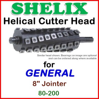 SHELIX for GENERAL 8'' Jointer, 80-200