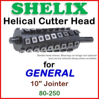 SHELIX for GENERAL 10'' Jointer, 80-250