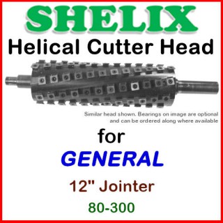 SHELIX for GENERAL 12'' Jointer, 80-300