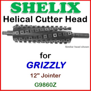 SHELIX for GRIZZLY 12'' Jointer, G9860Z