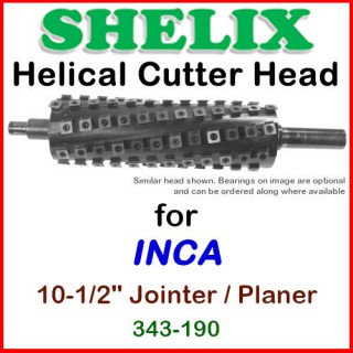 SHELIX for INCA 10-1/2'' Jointer-Planer Combo, 343-190