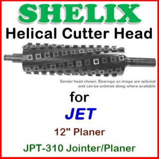 SHELIX for JET 12'' Planer, JPT-310 Jointer-Planer