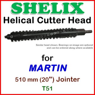 SHELIX Head for MARTIN 510mm (20inch) Jointer, T51