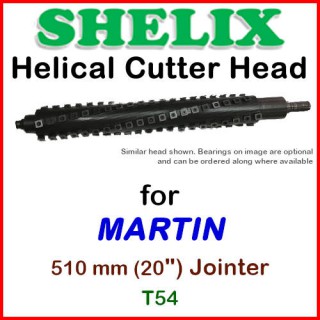SHELIX Head for MARTIN 510mm (20inch) Jointer, T54