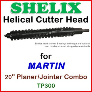 SHELIX Head for MARTIN 20&rdquo; Planer/Jointer Combo, TP300