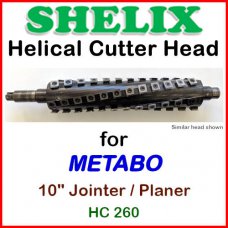 SHELIX for Metabo 10'' Planer-Jointer Combo, HC 260