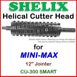 SHELIX for MINI-MAX 12'' Jointer, CU-300 SMART