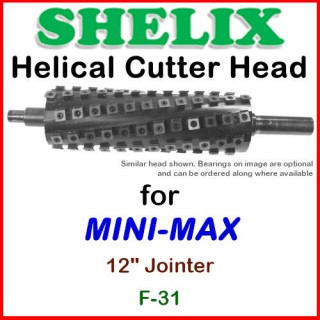 SHELIX for MINI-MAX 12'' Jointer, F-31