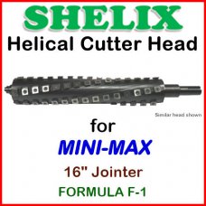 SHELIX for MINI-MAX 16'' Jointer, FORMULA F-1