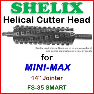 SHELIX for MINI-MAX 14'' Jointer, FS-35 SMART
