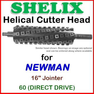 SHELIX for NEWMAN 16'' Jointer, 60 (Direct Drive)