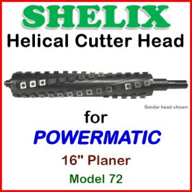 SHELIX for POWERMATIC 16'' Planer, Model 72