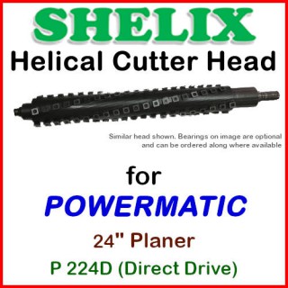 SHELIX for POWERMATIC 24'' Planer, P224D (Direct Drive)