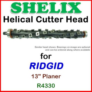 SHELIX for RIDGID 13'' Planer, R4330