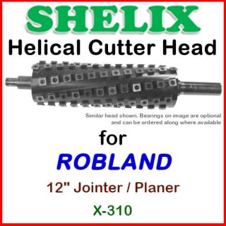 SHELIX for ROBLAND 12'' Planer, X-310 Jointer-Planer