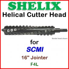 SHELIX for SCMI 16'' Jointer, F4L (Ready to accept Mortising Attachment)
