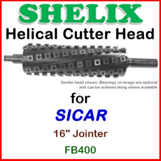 SHELIX for SICAR 16'' Jointer, FB400 SHELIX for SICAR 16'' Jointer, FB400