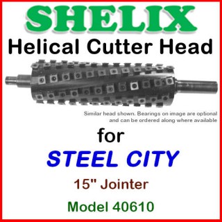 SHELIX for STEEL CITY 12'' Jointer, Model 40610