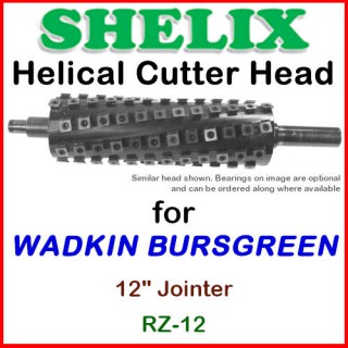 SHELIX for WADKIN BURSGREEN 12'' Jointer RZ-12