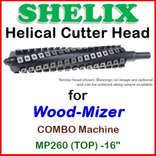SHELIX for Wood-Mizer 16''Planer MP260 COMBO (TOP)