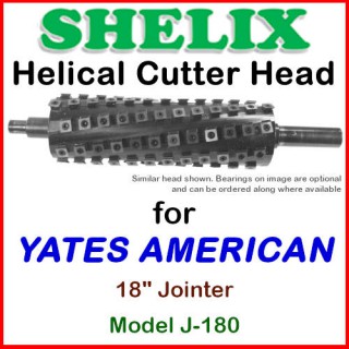 SHELIX for YATES AMERICAN 18'' Jointer, Model J-180